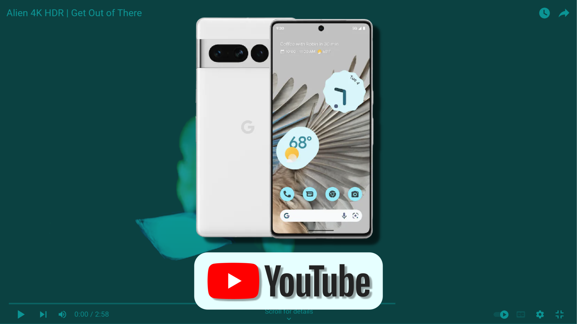 Google Pixel 7/7 Pro is rebooting on specific YouTube clip