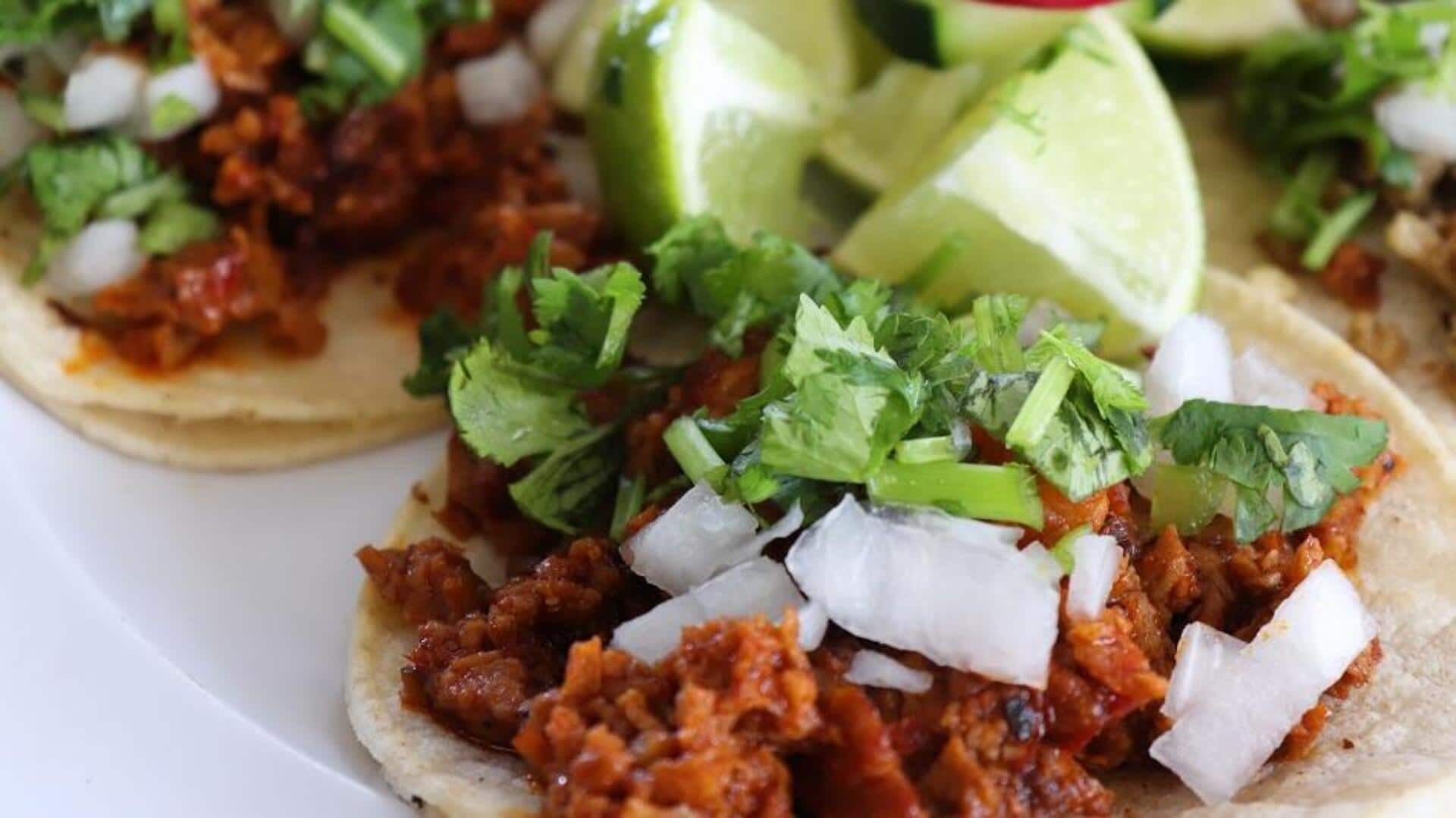 Check out this Mexican vegan tacos al pastor recipe