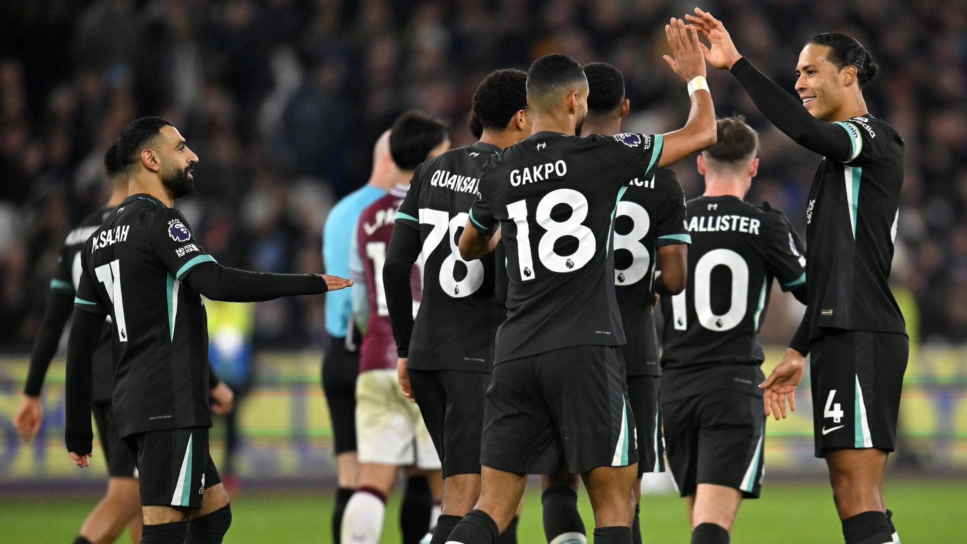 Premier League leaders Liverpool humble West Ham: Key stats