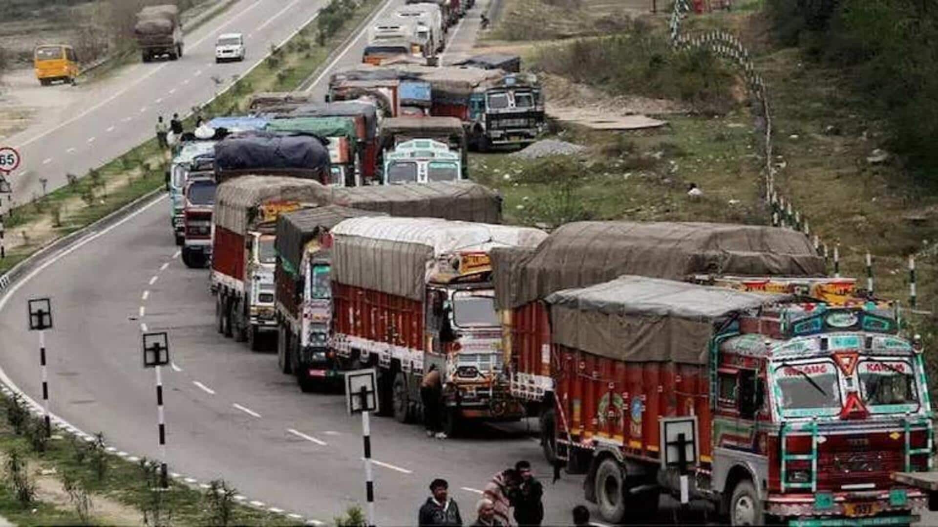 Why trucking in India is slow despite faster expressways