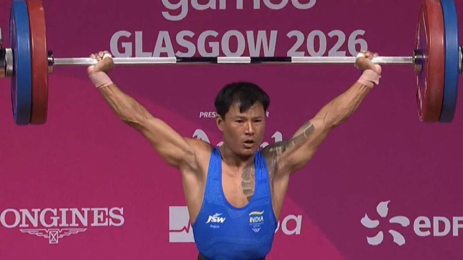 CWG 2026: India's Rishikanta Singh bags silver medal in weightlifting