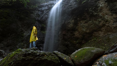 Urban waterfalls can help you relax, move, and recharge