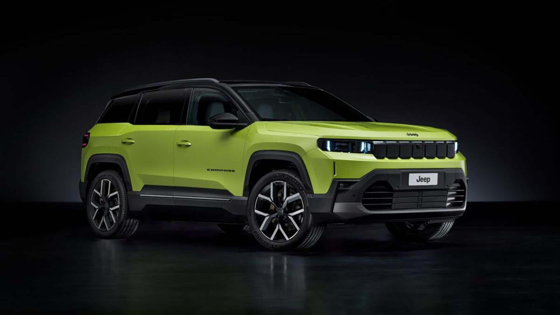 Jeep Compass EV debuts with chunky styling and 650km range Jeep Compass EV debuts with chunky styling and 650km range