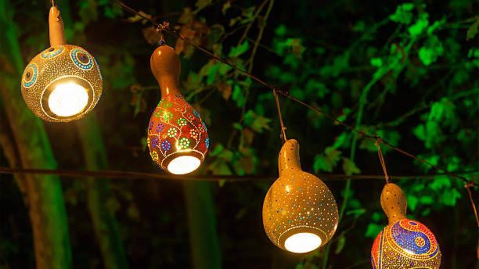 DIY: How to make calabash lanterns 