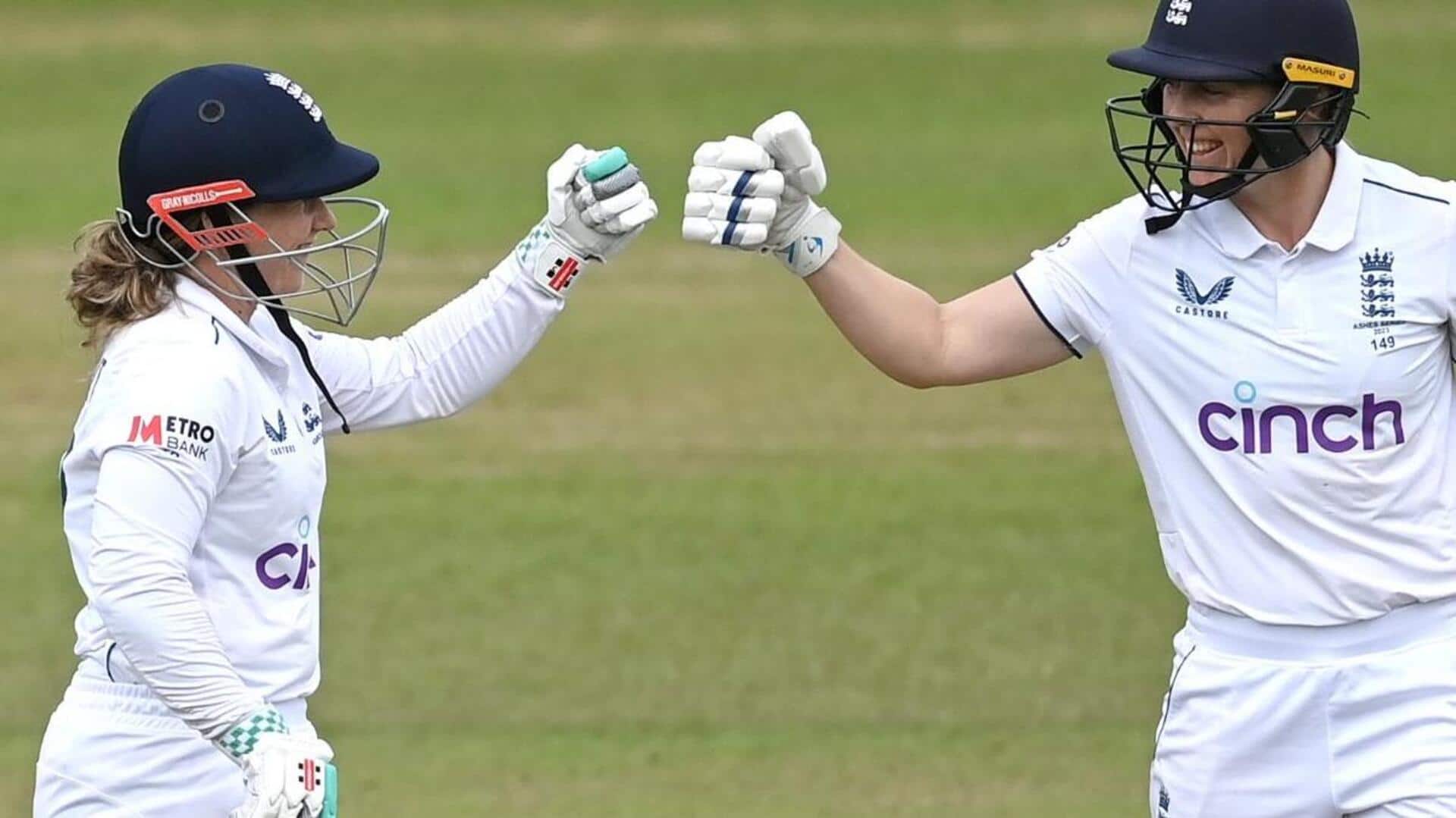 Women's Ashes: Ton-up Beaumont and Knight script these records