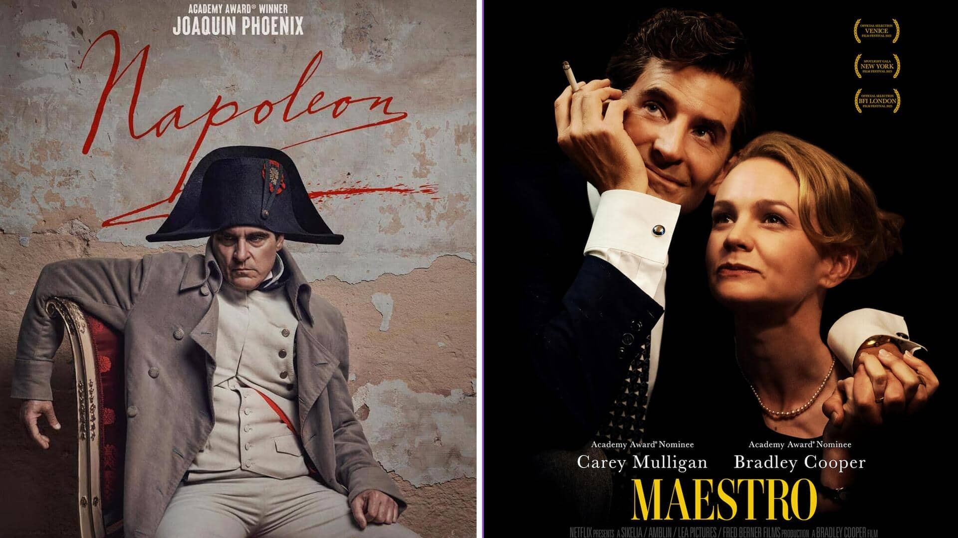 'Napoleon' to 'A Complete Unknown': Keenly awaited Hollywood biopics