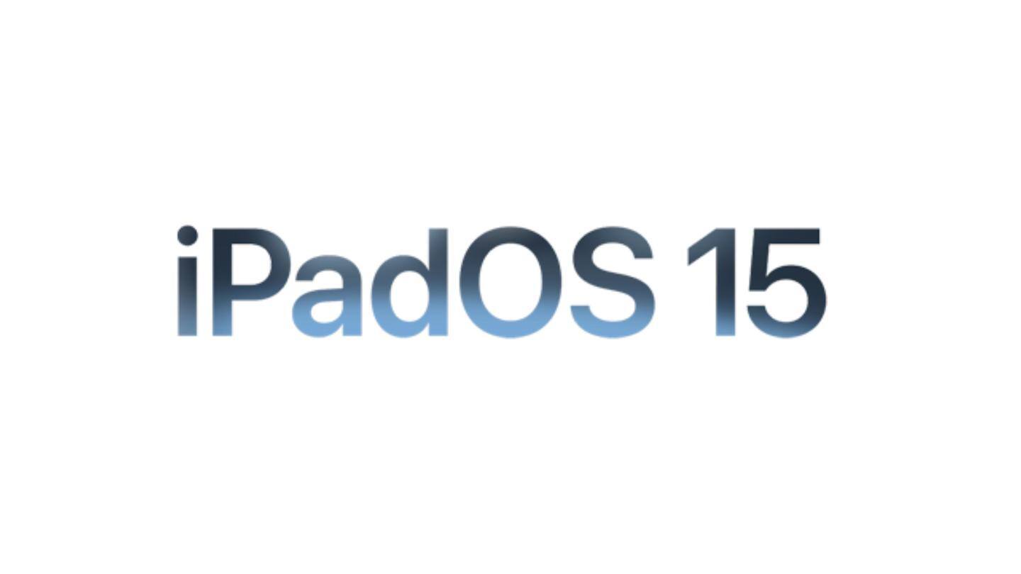 They run on iPadOS 15 They run on iPadOS 15