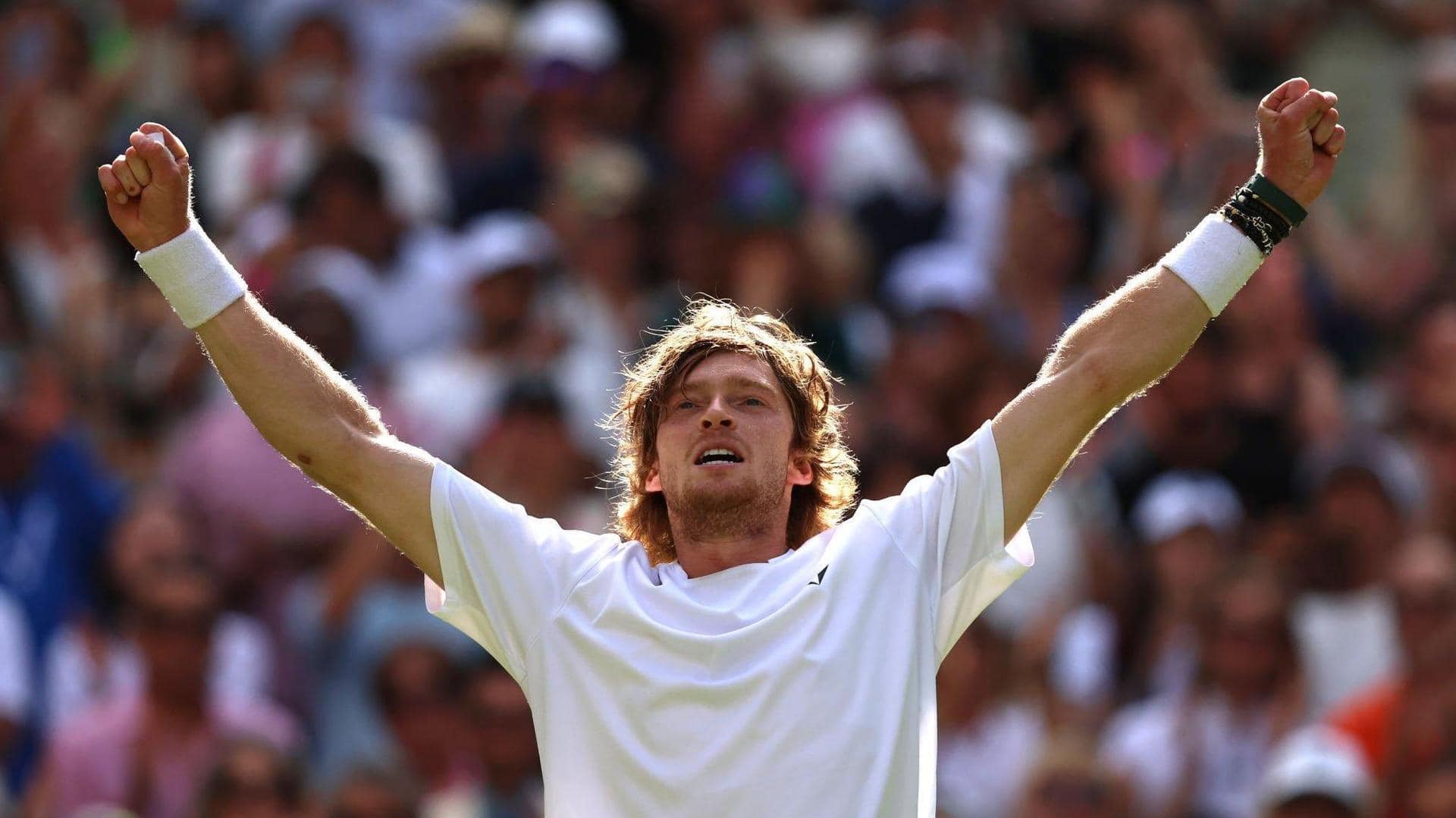 2023 Wimbledon, Andrey Rublev reaches quarter-finals: Key stats