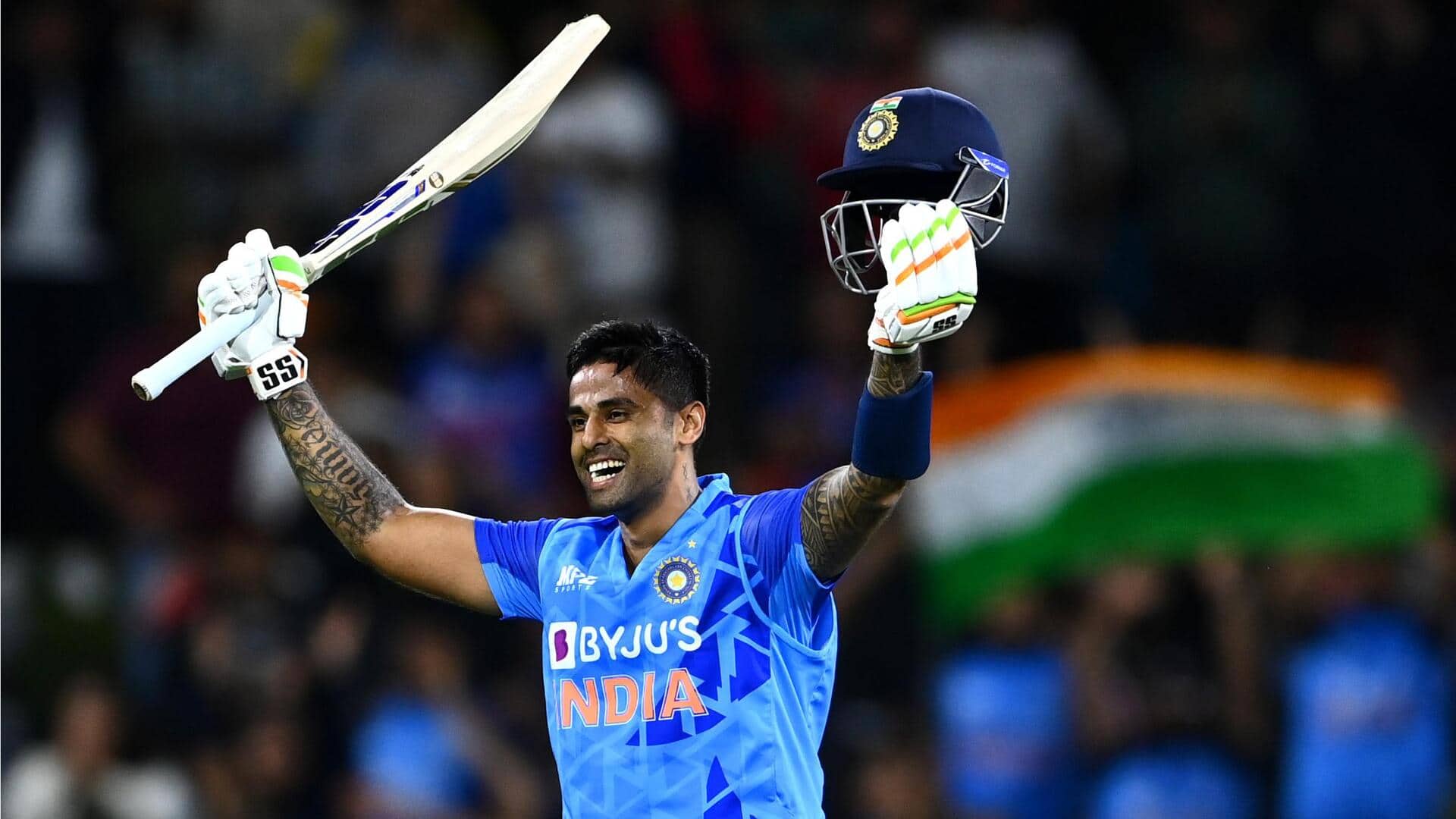 Suryakumar Yadav leads India's 15-member squad for Australia T20I series