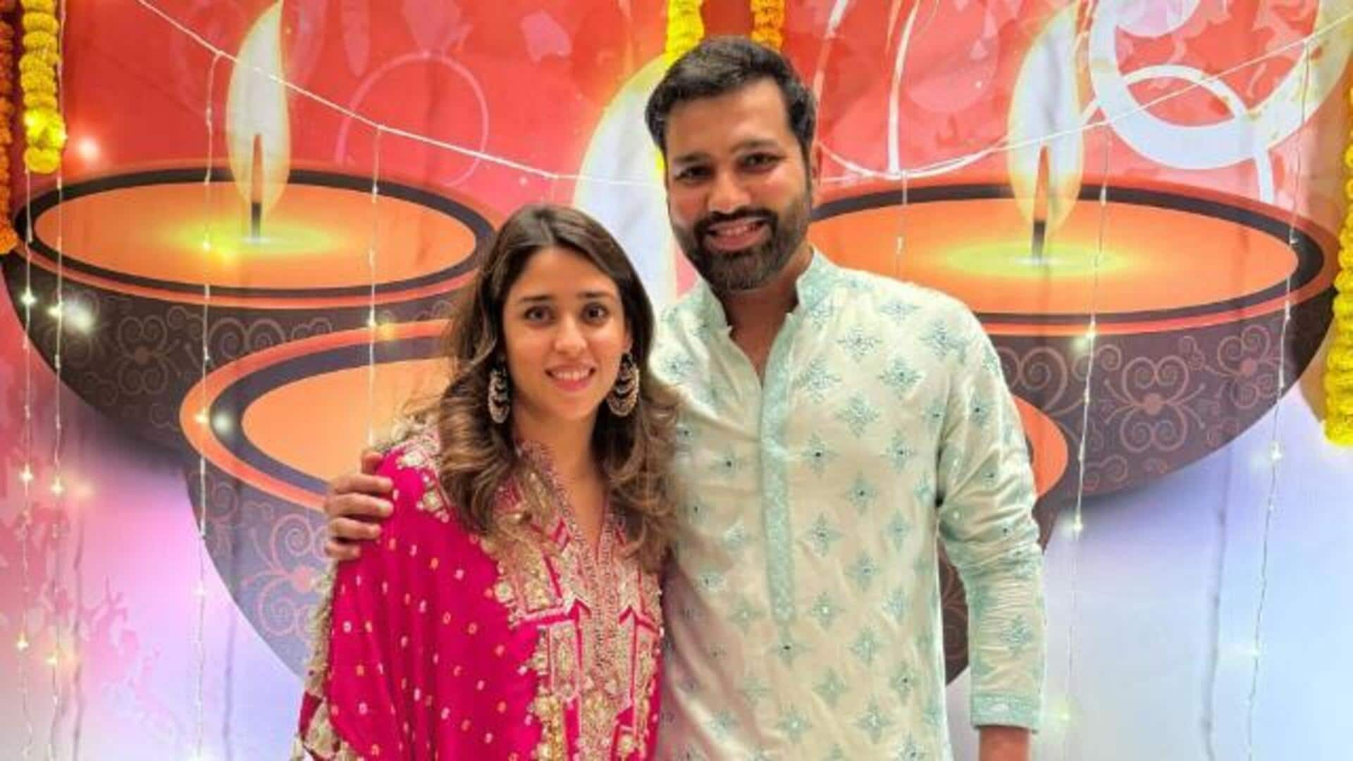 Rohit Sharma and Ritika Sajdeh welcome second child