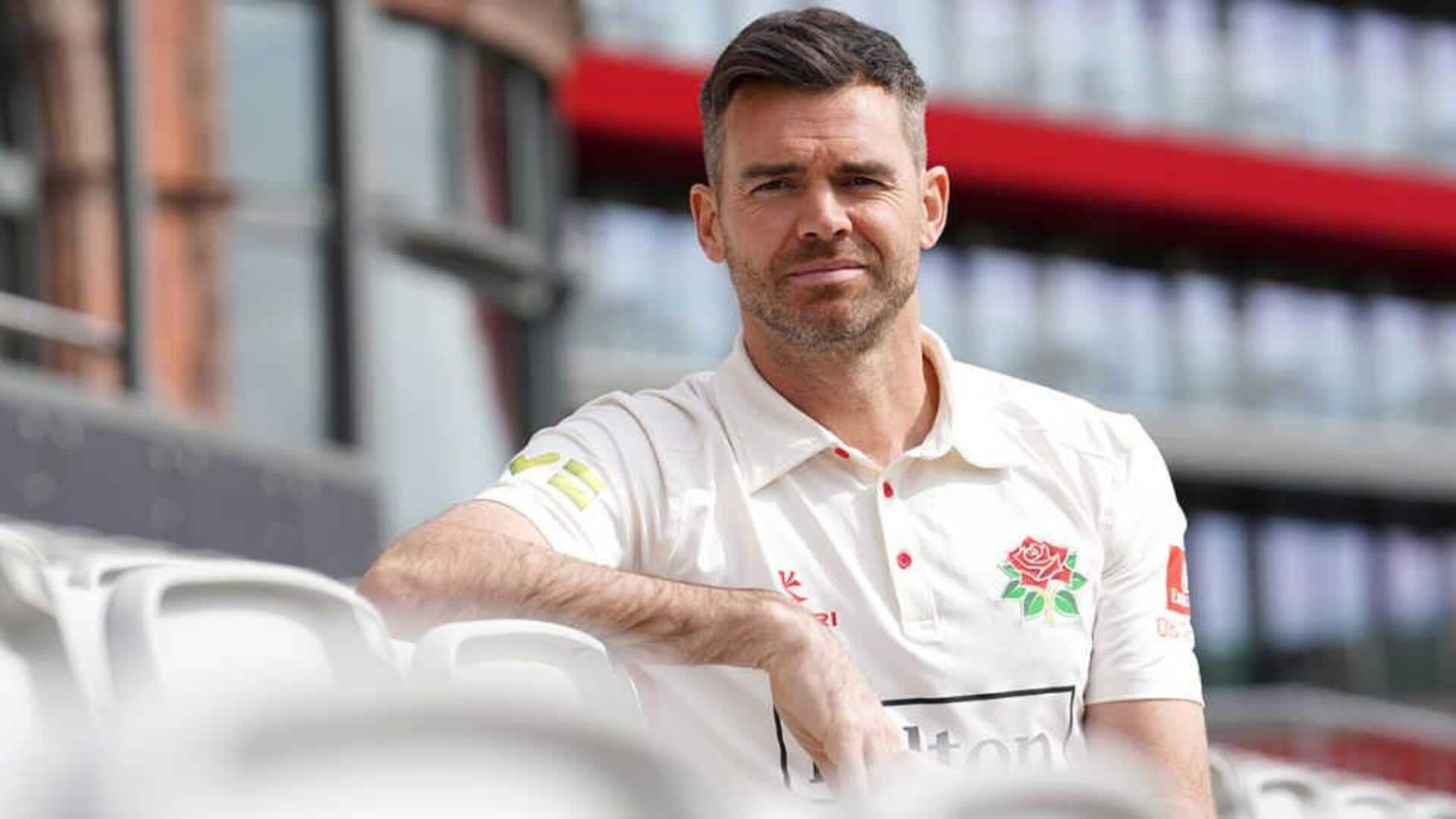 County Championship: James Anderson set for his first-ever captaincy stint County Championship: James Anderson set for his first-ever captaincy stint