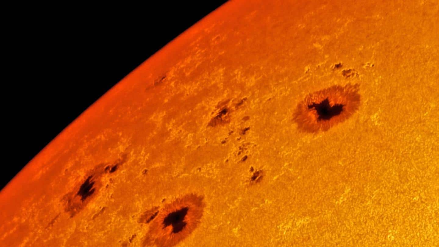 follow News Without Politics. A giant sunspot the size of 3 Earths is facing us right now