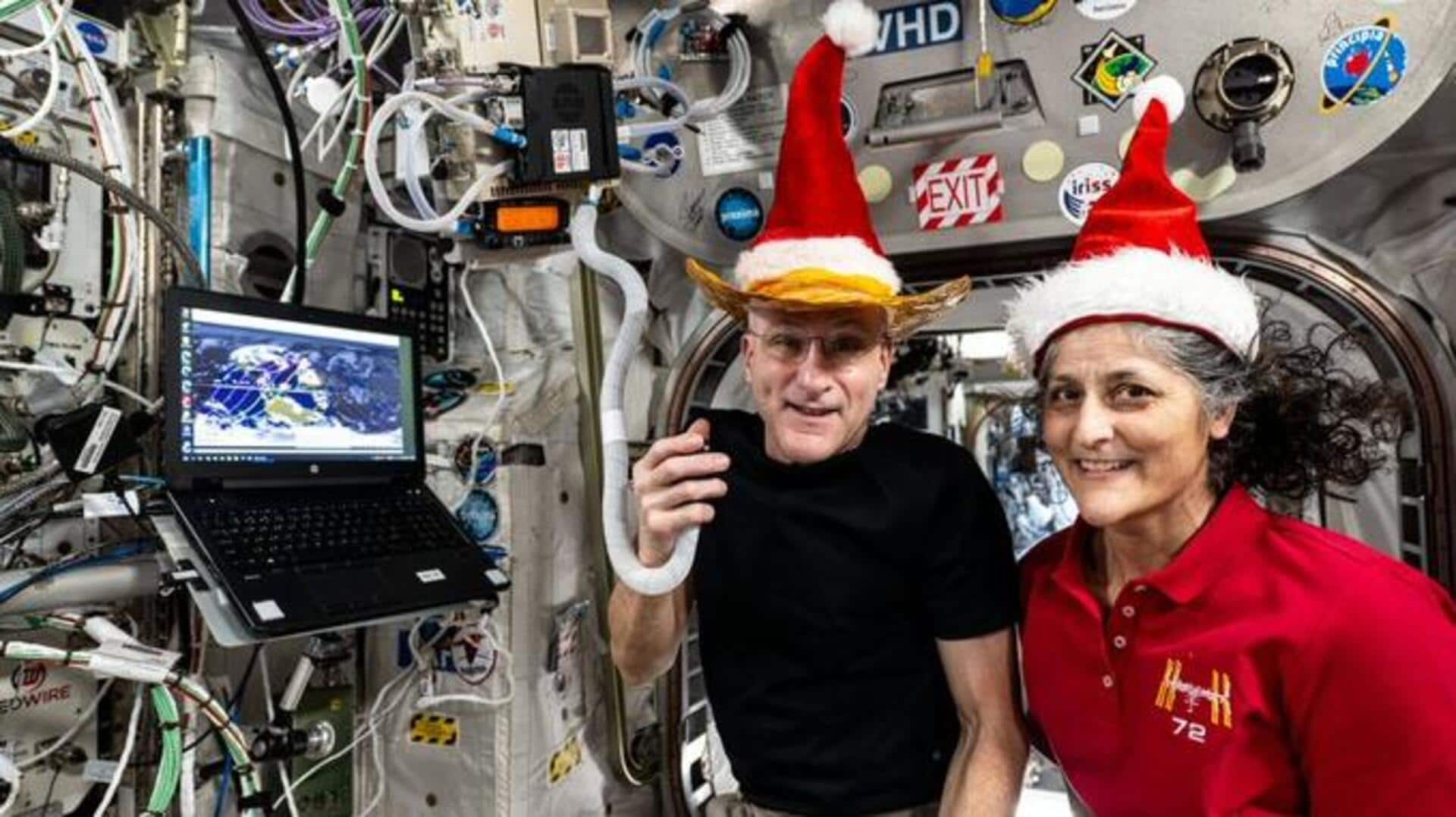 'Another day, another sleigh': ISS crew all set for Christmas