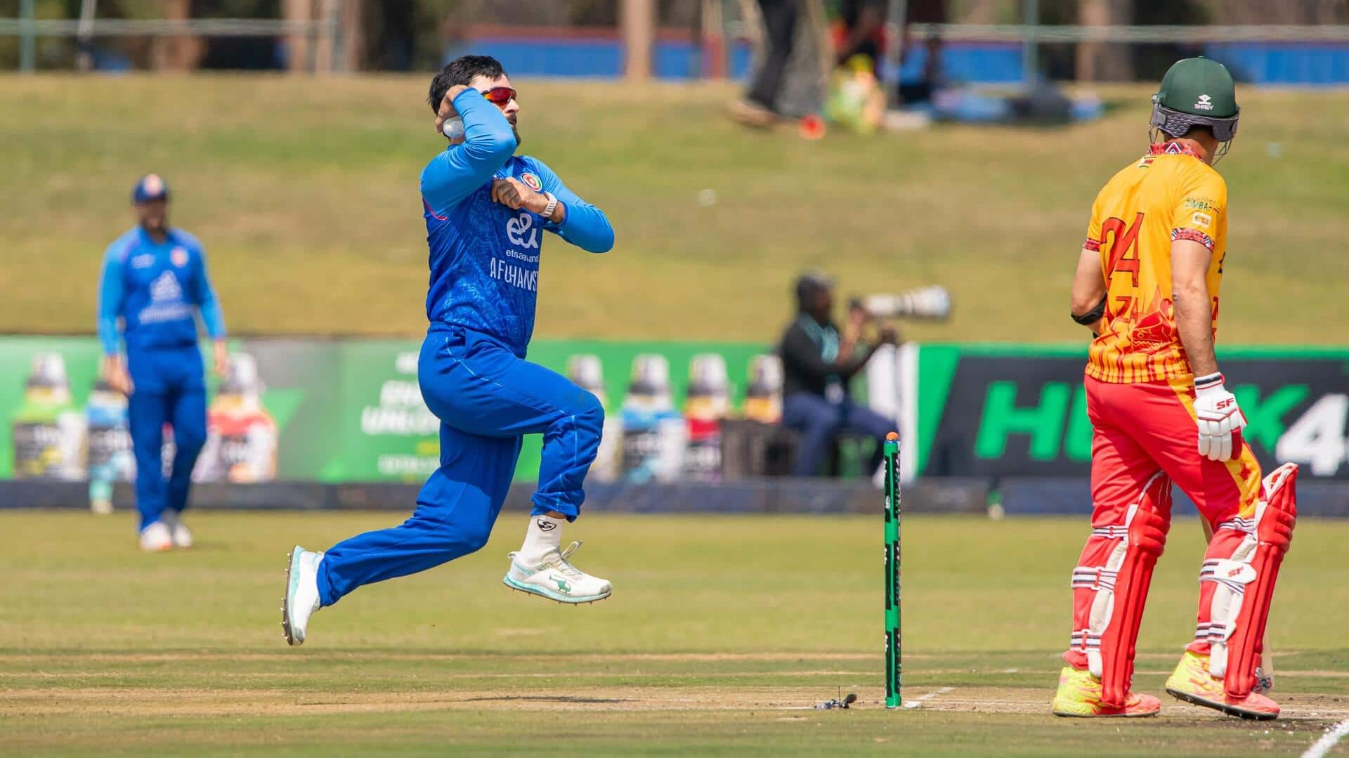 2nd T20I: Rashid Khan dents Zimbabwe with three wickets