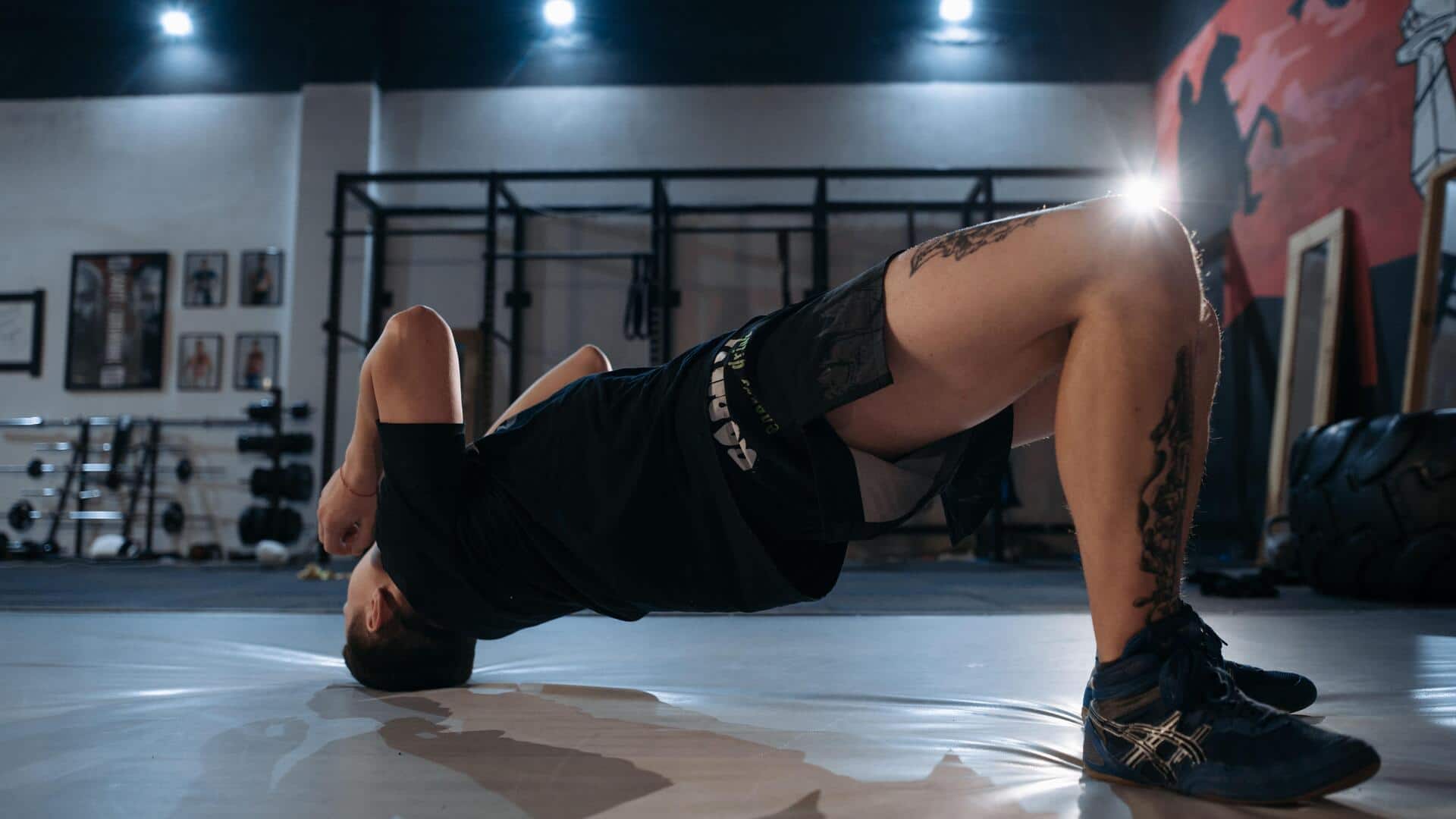 Want stronger arms and shoulders? Try the crab crawl