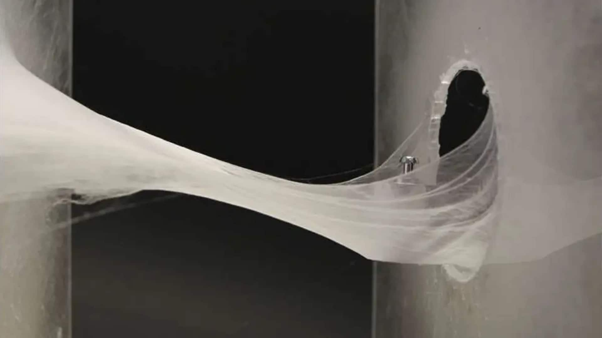 This robot can create its own components like a spider