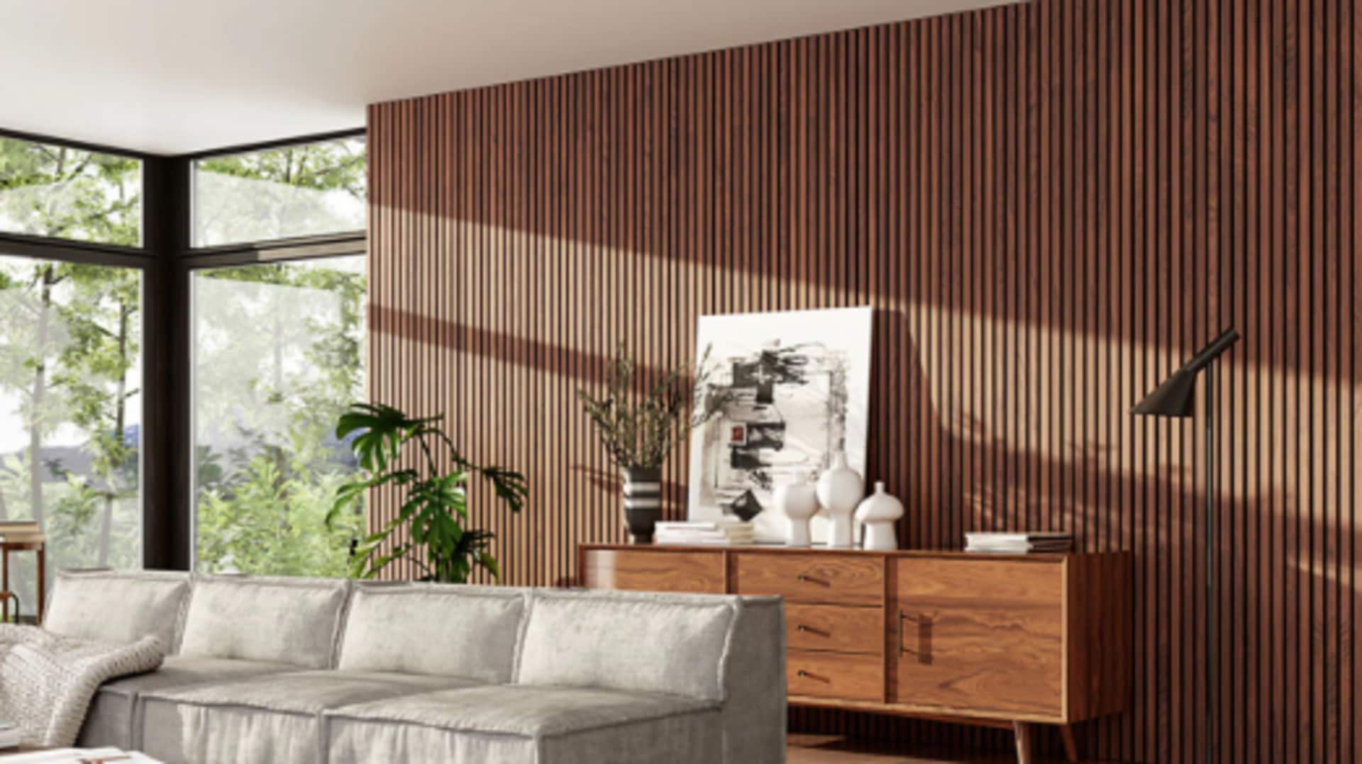 Use fabric to make stunning accent walls: Here's how Use fabric to make stunning accent walls: Here's how