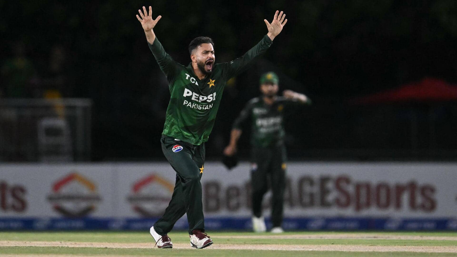 Mohammad Nawaz becomes third Pakistan player with T20I hat-trick: Stats Mohammad Nawaz becomes third Pakistan player with T20I hat-trick: Stats