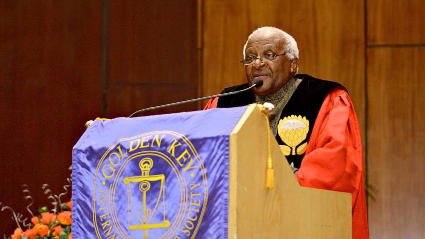 Former archbishop of South Africa, Desmond Tutu, dies at 90