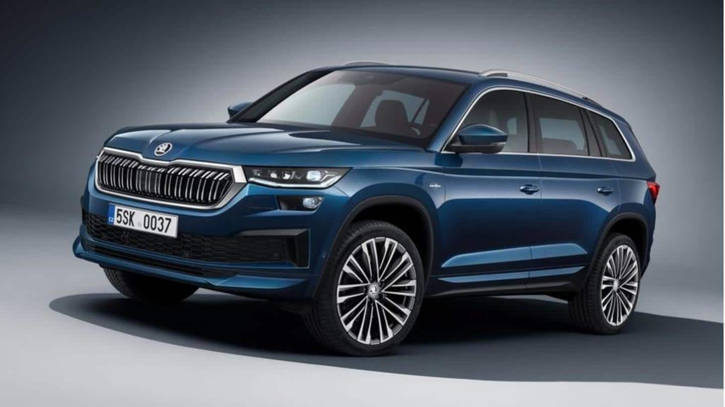 Prior to launch, India-specific 2022 SKODA KODIAQ's features revealed