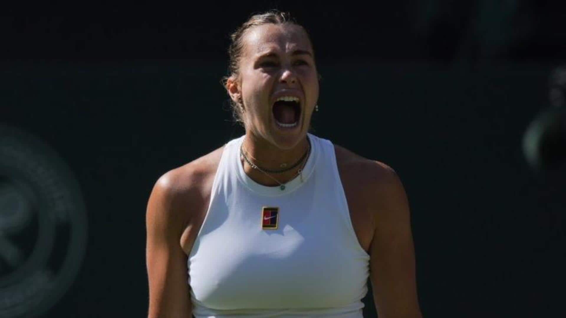 Aryna Sabalenka reaches her third successive Wimbledon semi-final: Key stats Aryna Sabalenka reaches her third successive Wimbledon semi-final: Key stats