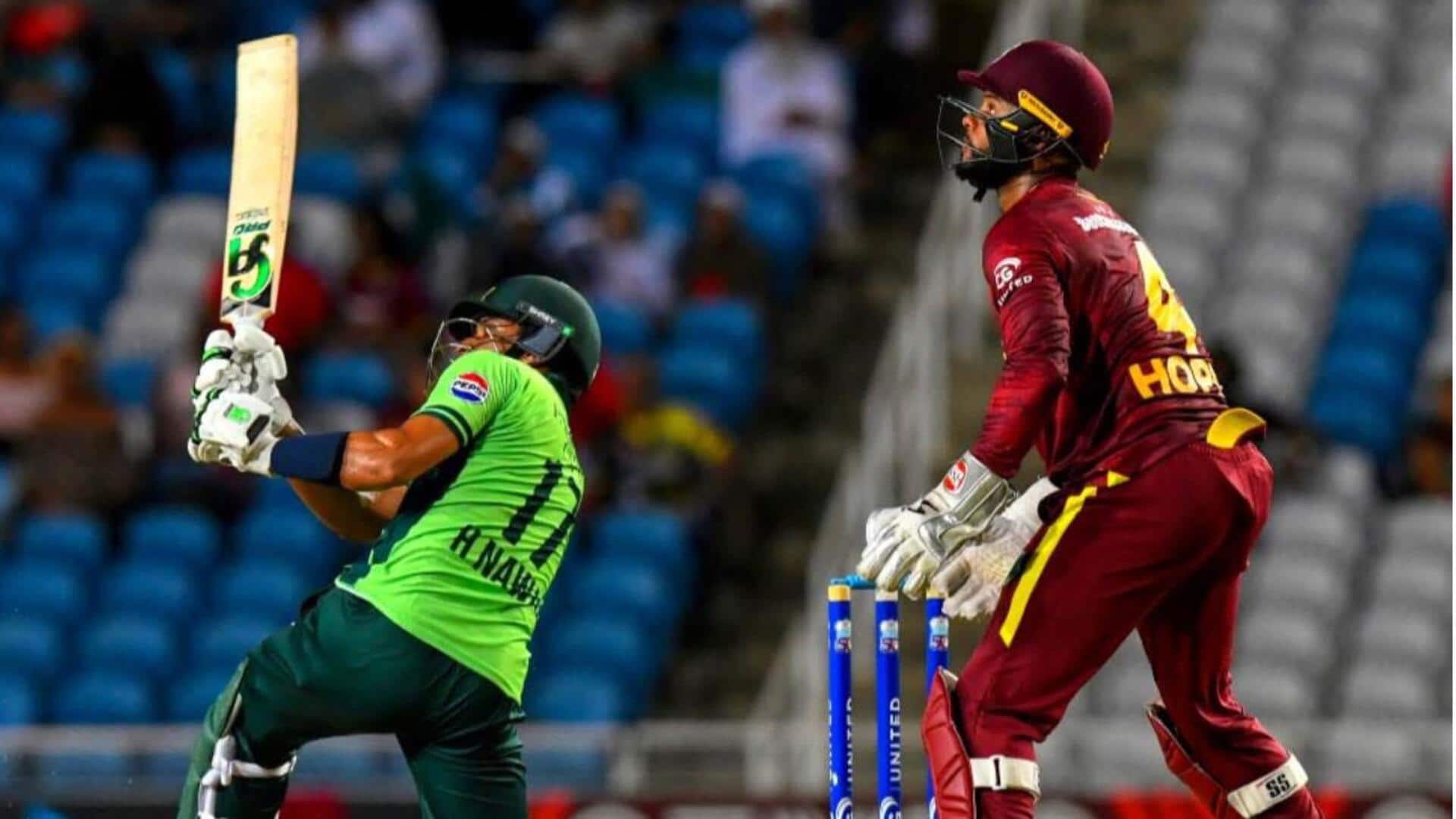 Hasan Nawaz joins elite list with fifty on ODI debut Hasan Nawaz joins elite list with fifty on ODI debut