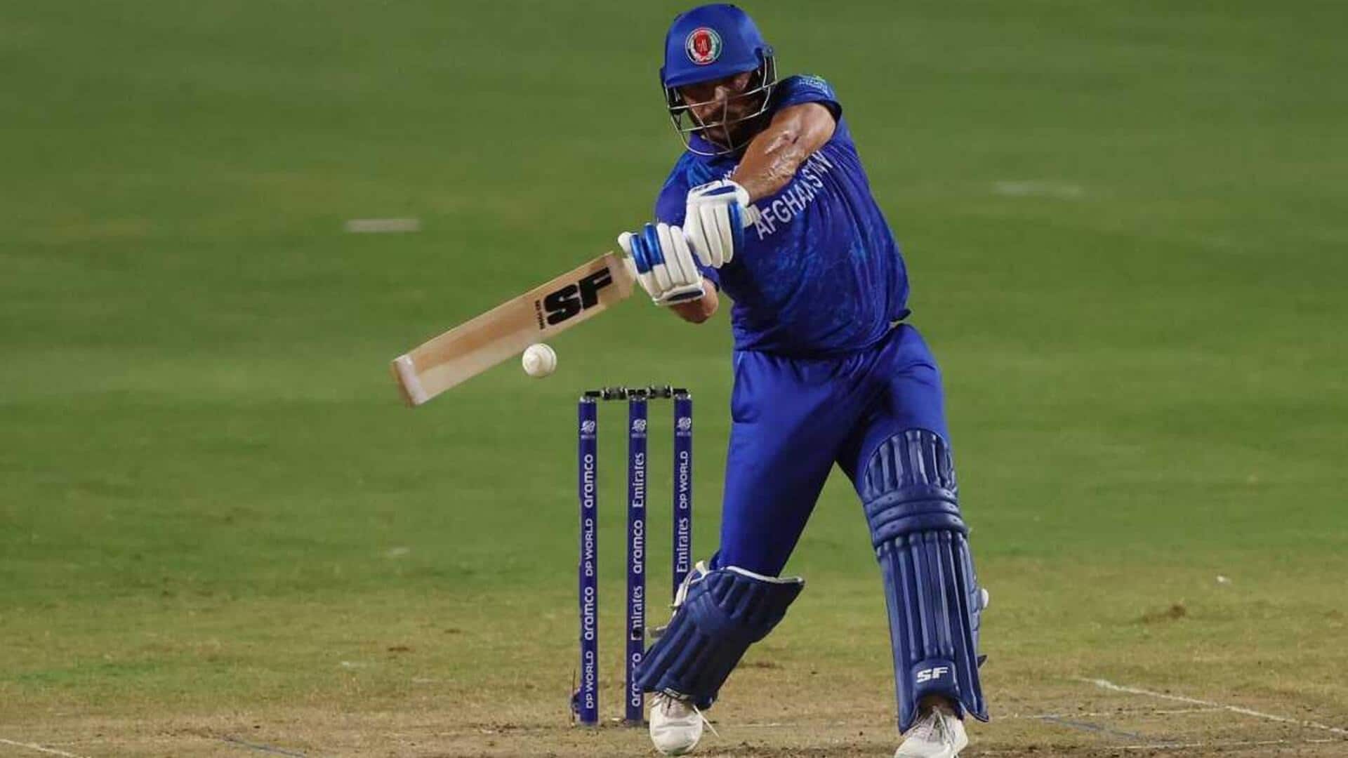 Afghanistan's Gulbadin Naib reaches 2,500 T20 runs: Key stats