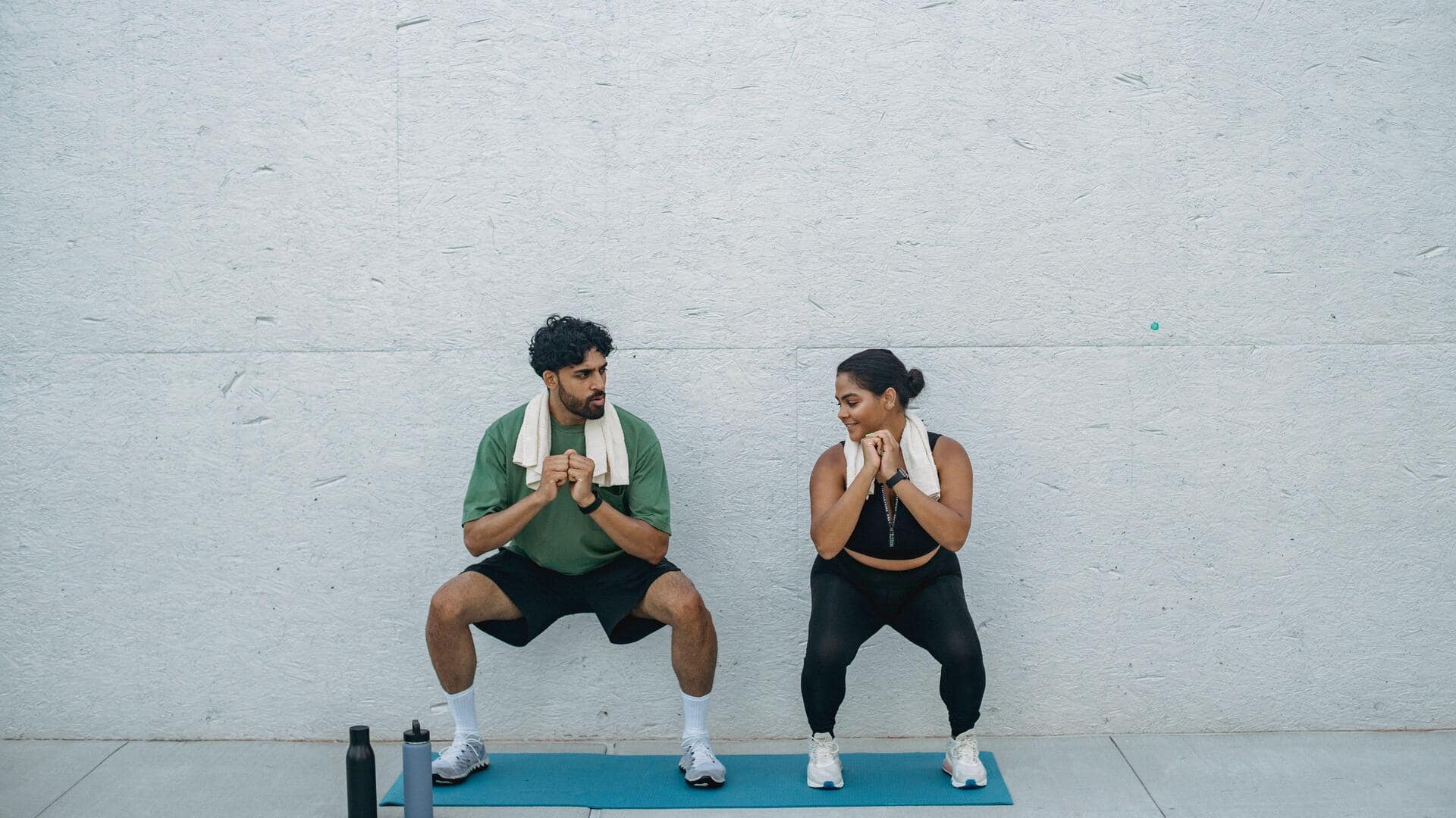 Want stronger legs? Try wall squats