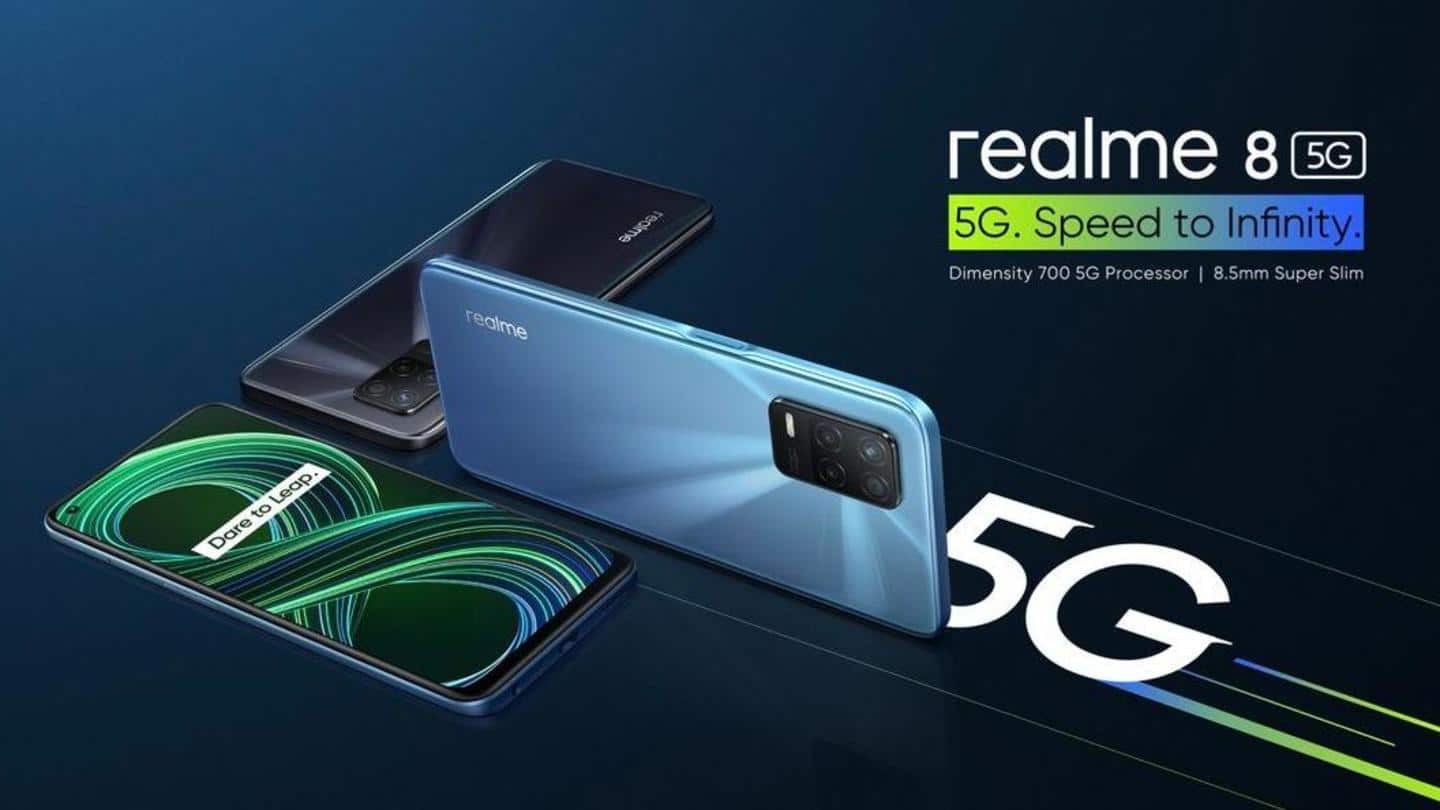 Realme 8 5G smartphone launched in India at Rs. 15,000