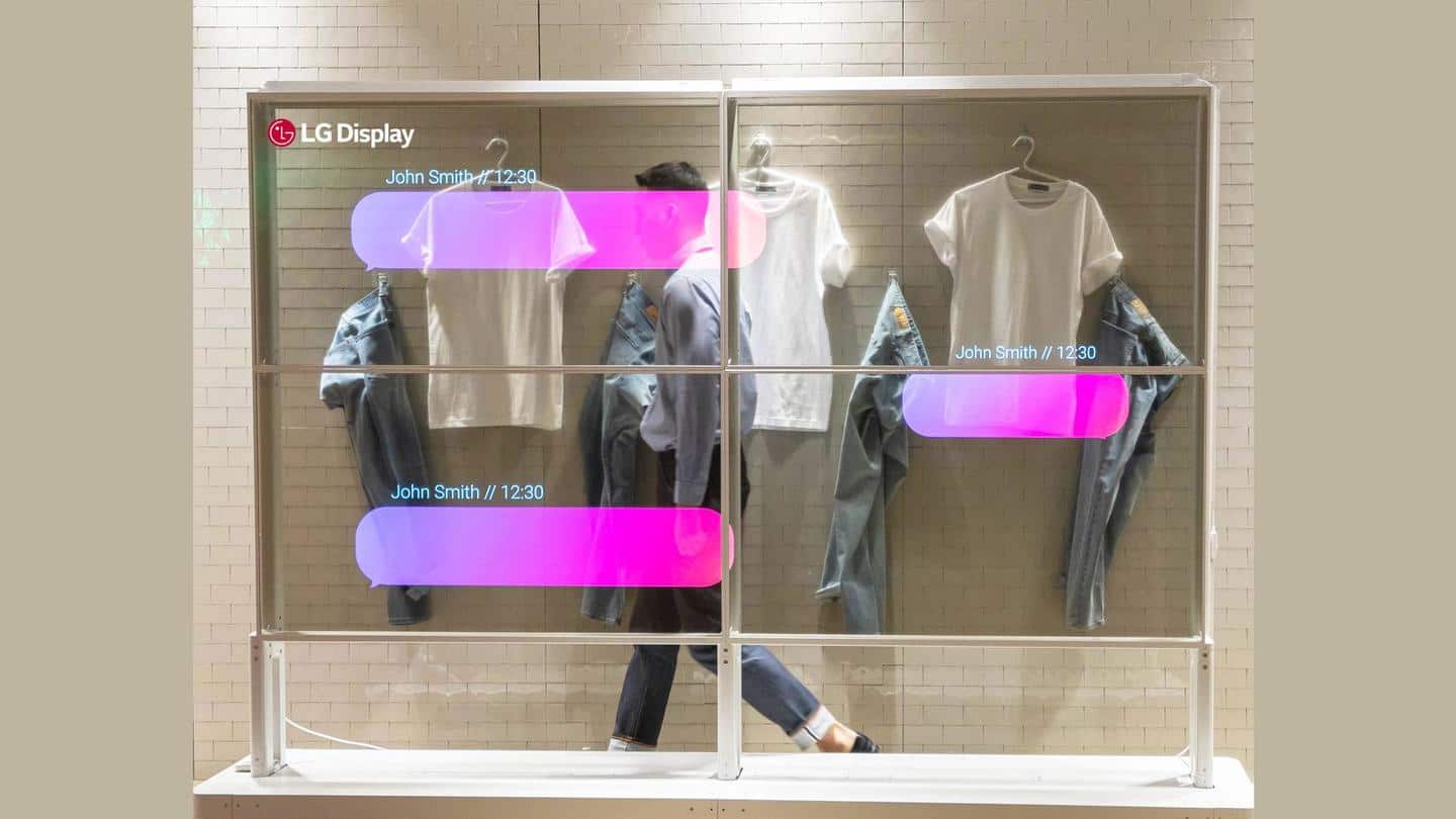Ahead of CES 2022, LG unveils innovative Transparent OLED displays