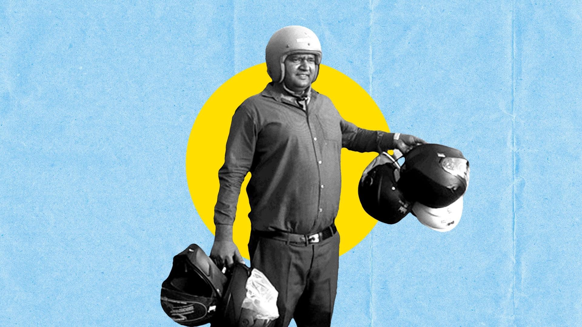 'Helmet Man': Meet this superhero who's donated 56,000 helmets