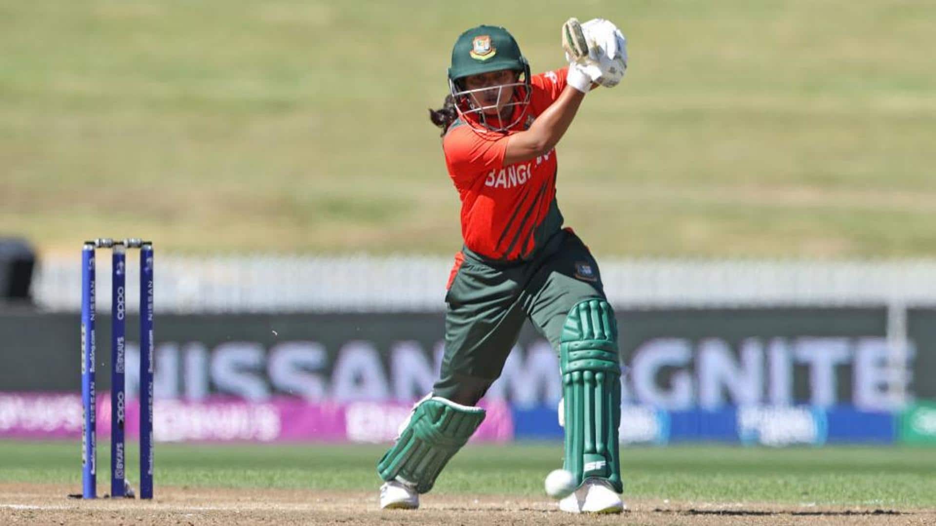 BAN-W vs IND-W: Shamima Sultana slams her second ODI fifty