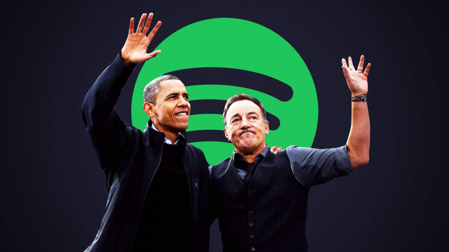 Barack Obama, Bruce Springsteen team up with Spotify for podcast