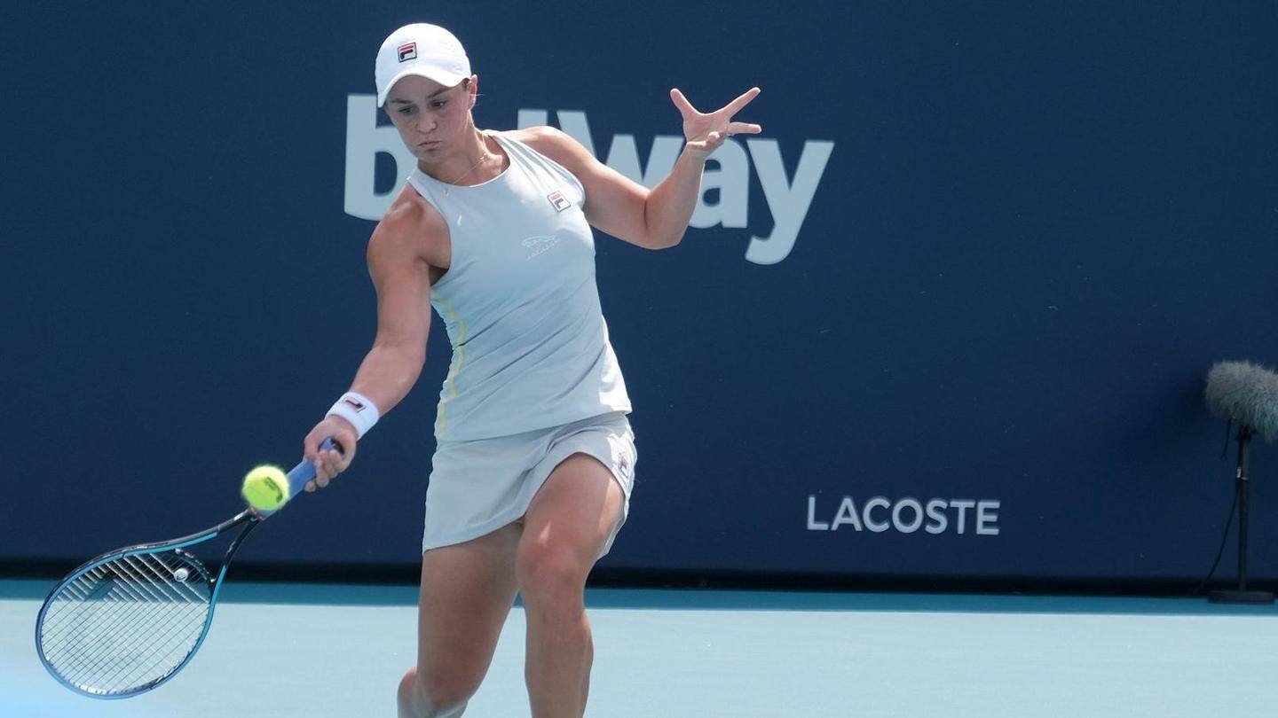 Barty feels in every match she has done something better Barty feels in every match she has done something better