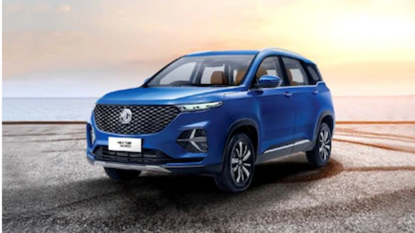 2023 MG Hector Plus previewed in spy images; details revealed