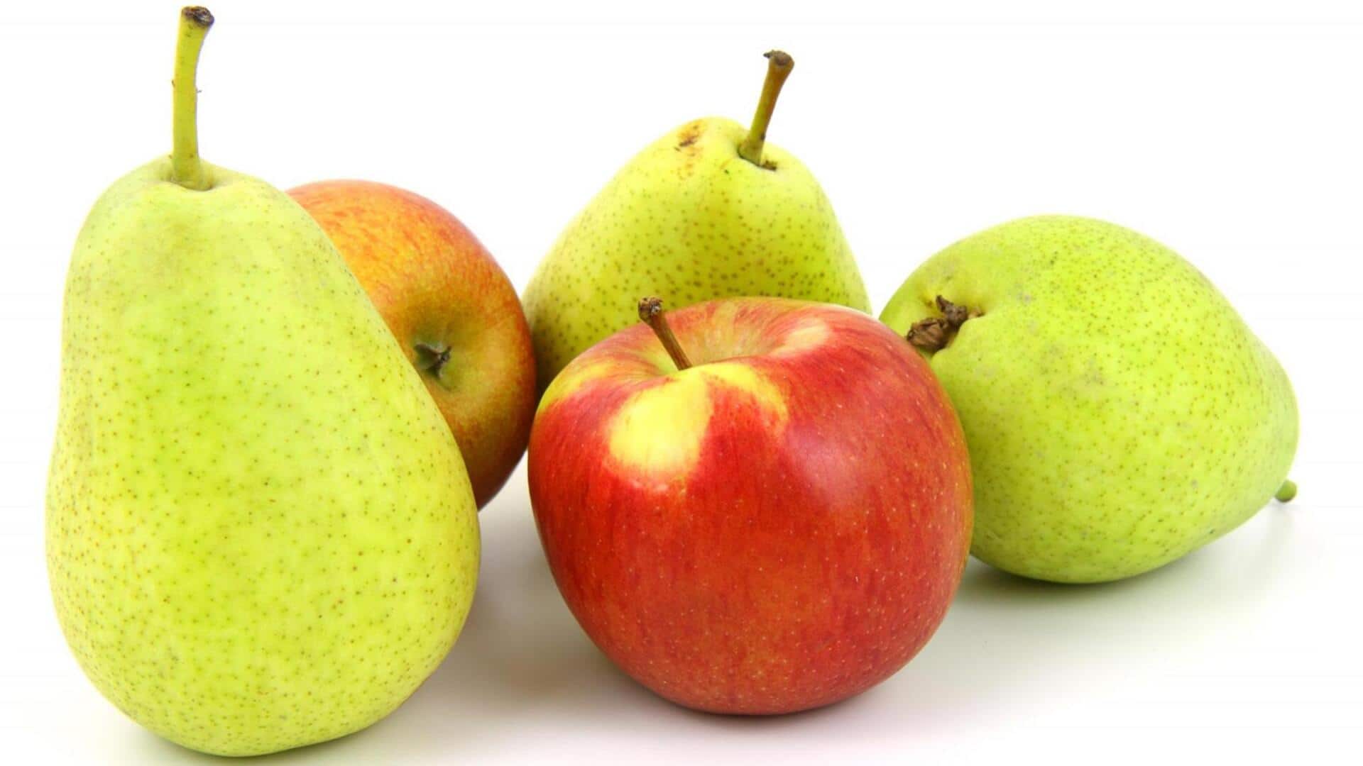 Pear v/s apple: Which one is healthier?