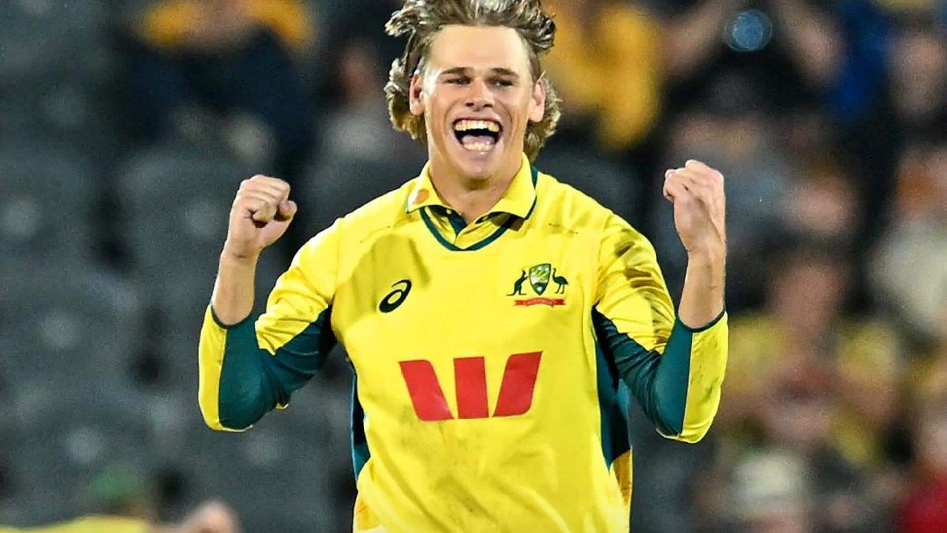 Cooper Connolly makes these ODI records with fifer versus SA Cooper Connolly makes these ODI records with fifer versus SA
