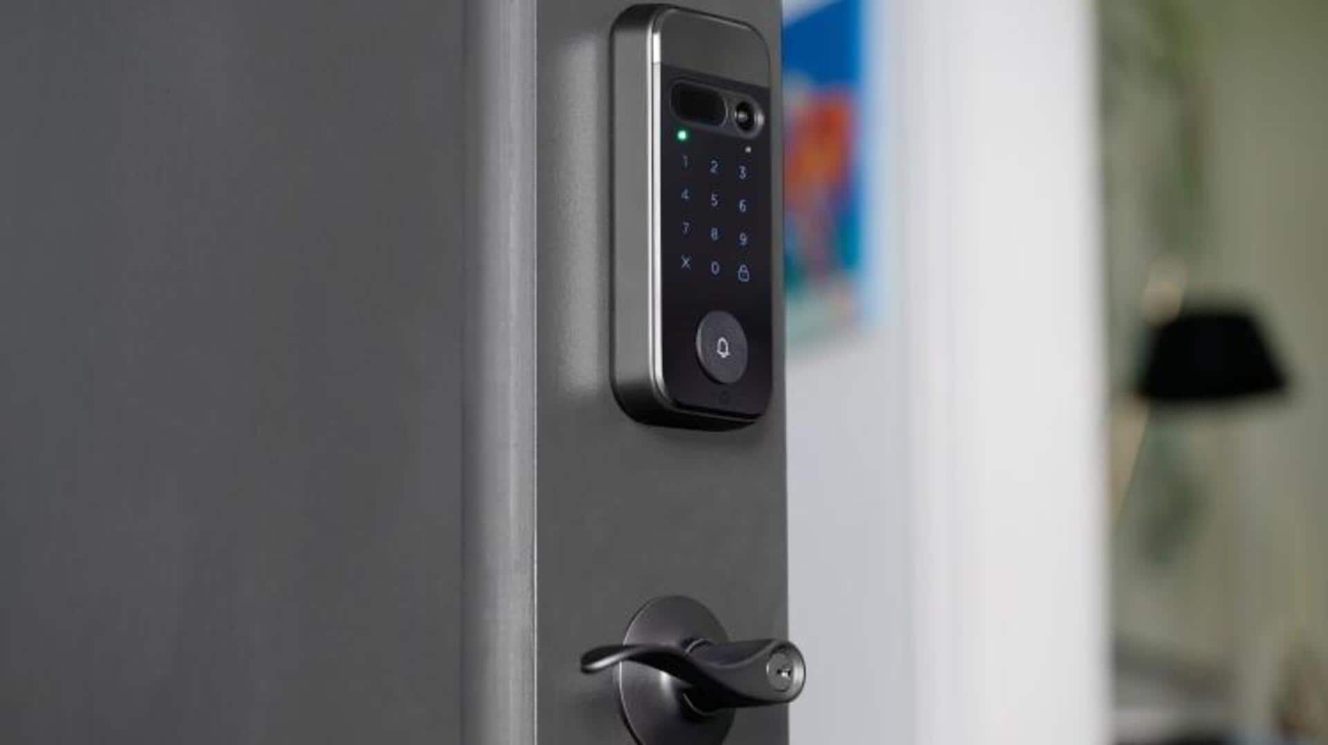 This smart lock locks your door on seeing strangers