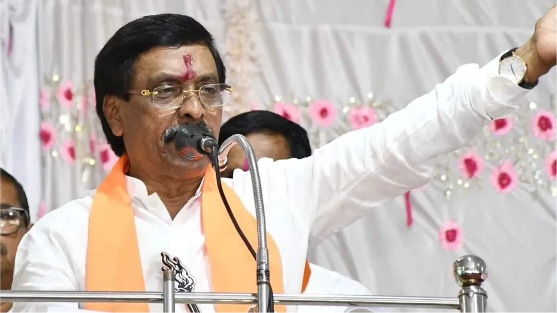 Ex-MP booked for forcing daughter-in-law to drink cow urine