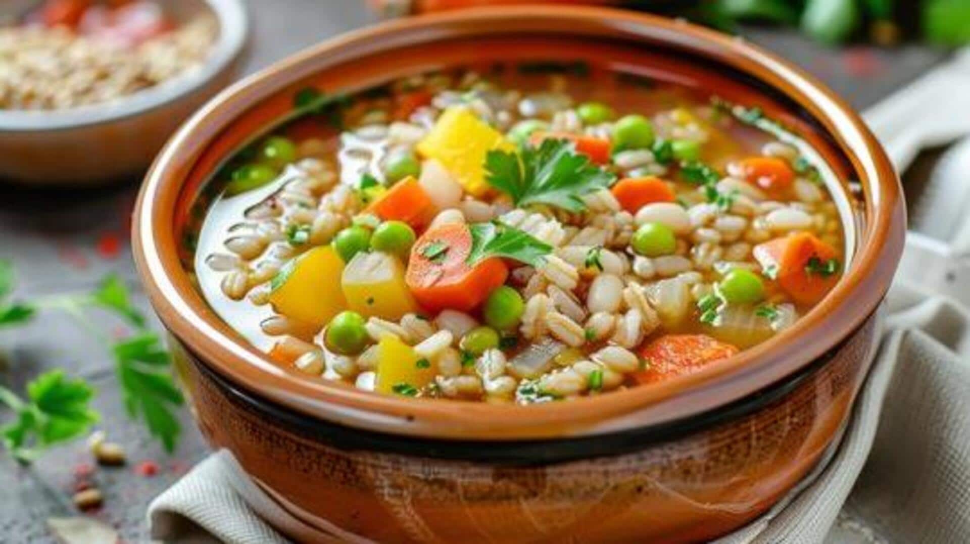 How to make delicious barley soup