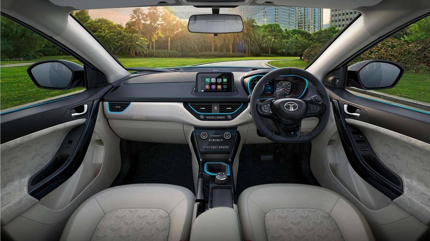 Inside the cabin, there is a 7.0-inch infotainment panel Inside the cabin, there is a 7.0-inch infotainment panel