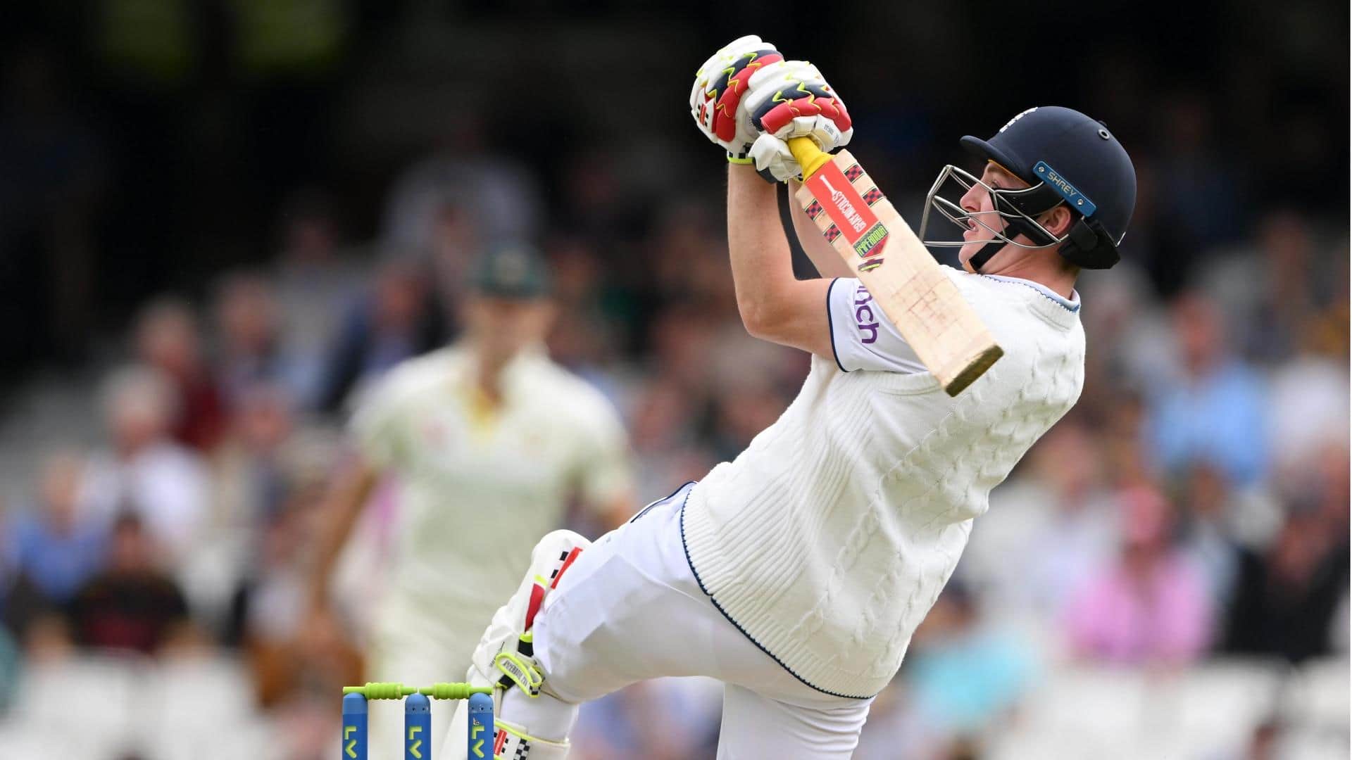 Ashes, 5th Test: Harry Brook smashes a quickfire 85