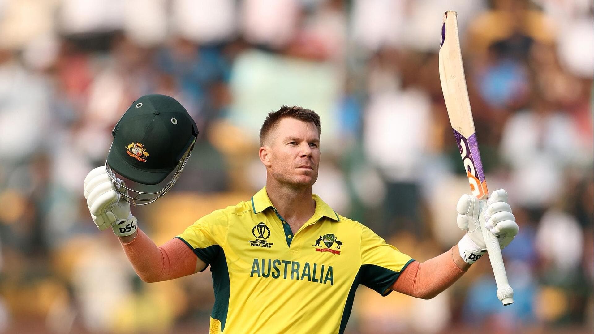 David Warner becomes highest six-hitter for Australia in World Cups