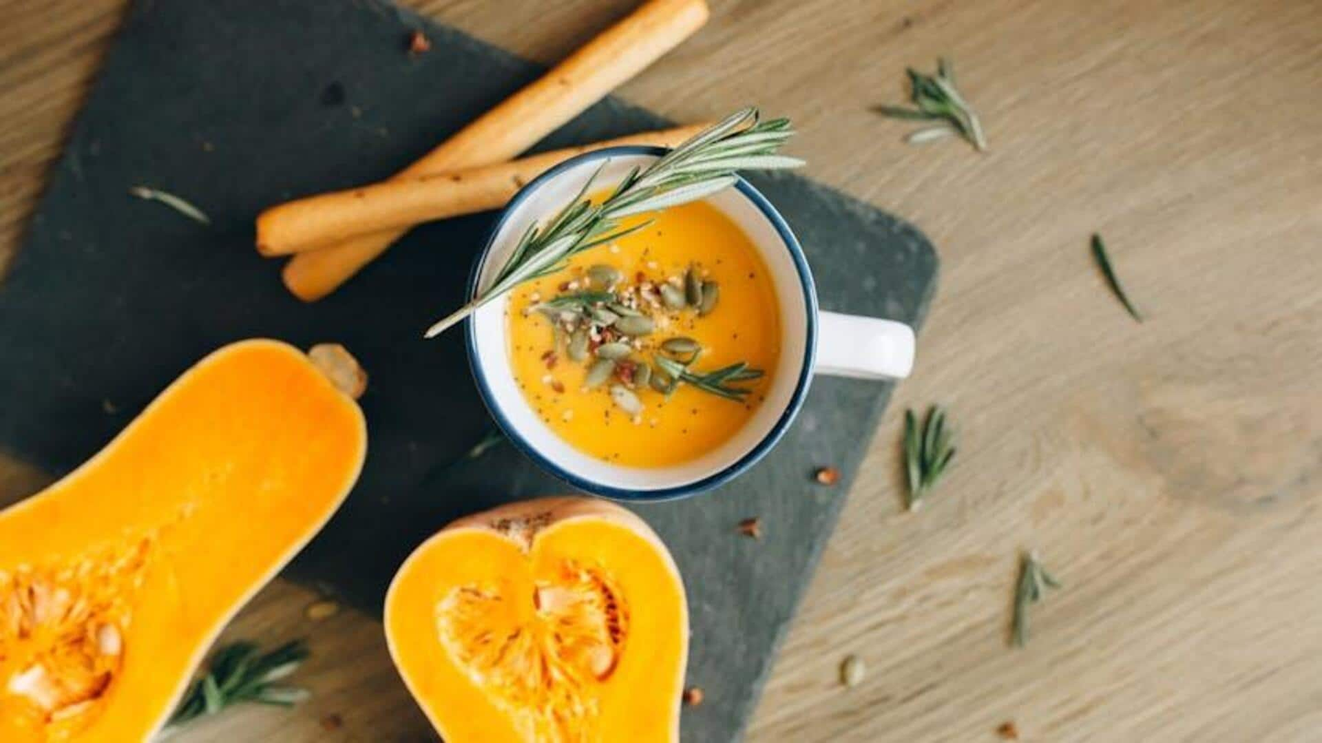 Seasonal sips: Crafting soups with butternut squash