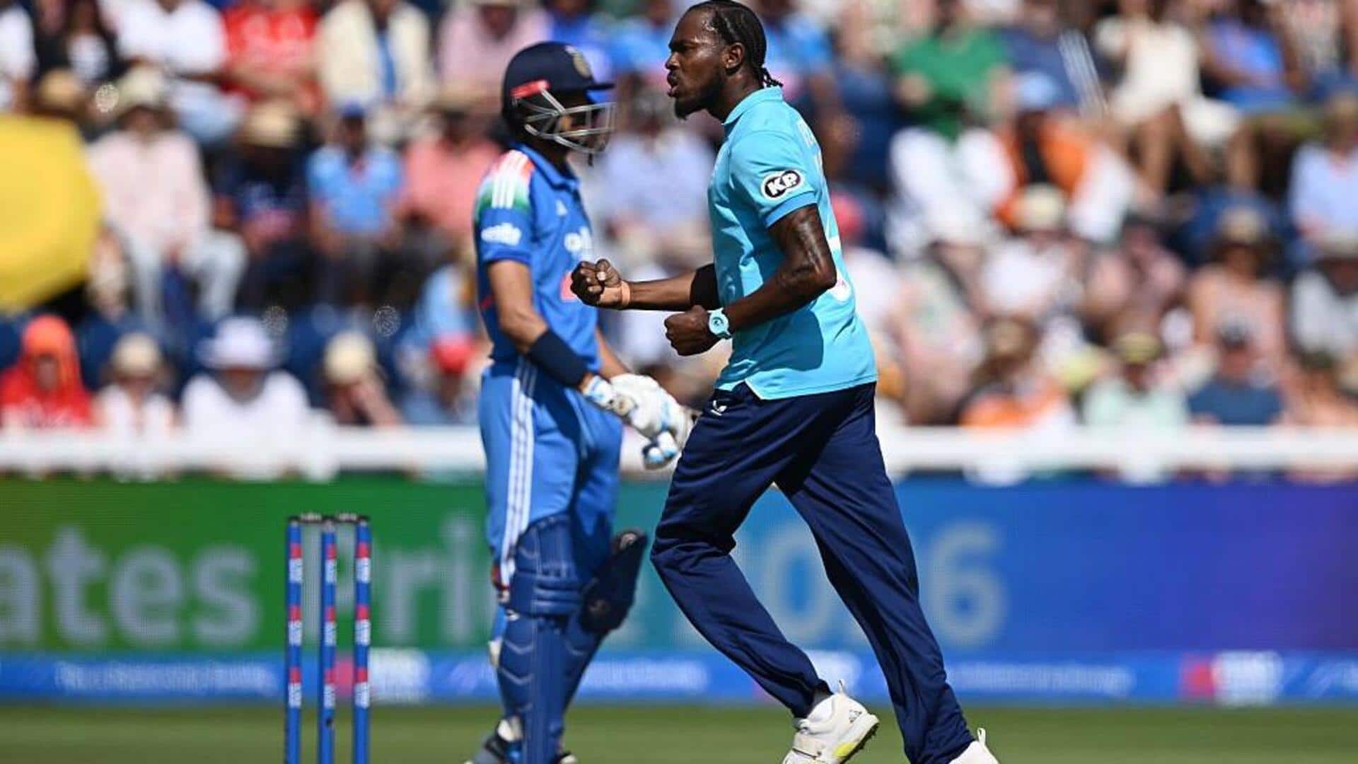 2nd ODI: Jofra Archer, Gus Atkinson dent India with 3-fers
