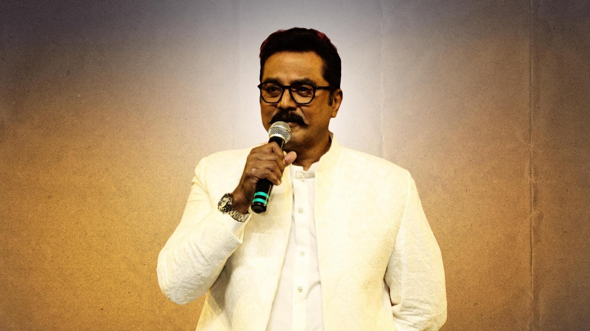 #NewsBytesExclusive: Would quit either films/politics eventually, says Sarath Kumar