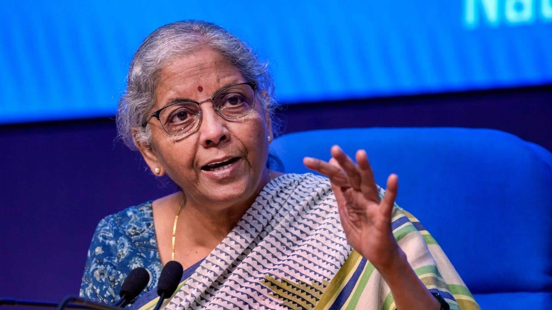 Modi government keeping watch on rupee's fall against dollar: Sitharaman Modi government keeping watch on rupee's fall against dollar: Sitharaman