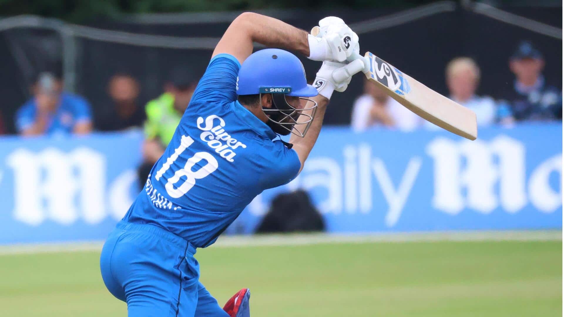 Afghanistan's Ibrahim Zadran slams his seventh ODI century: Key stats