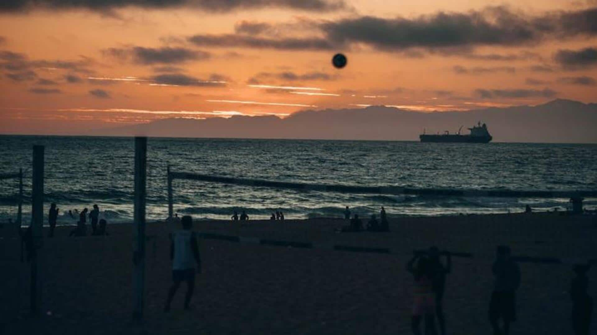 Enhance mood with beach volleyball