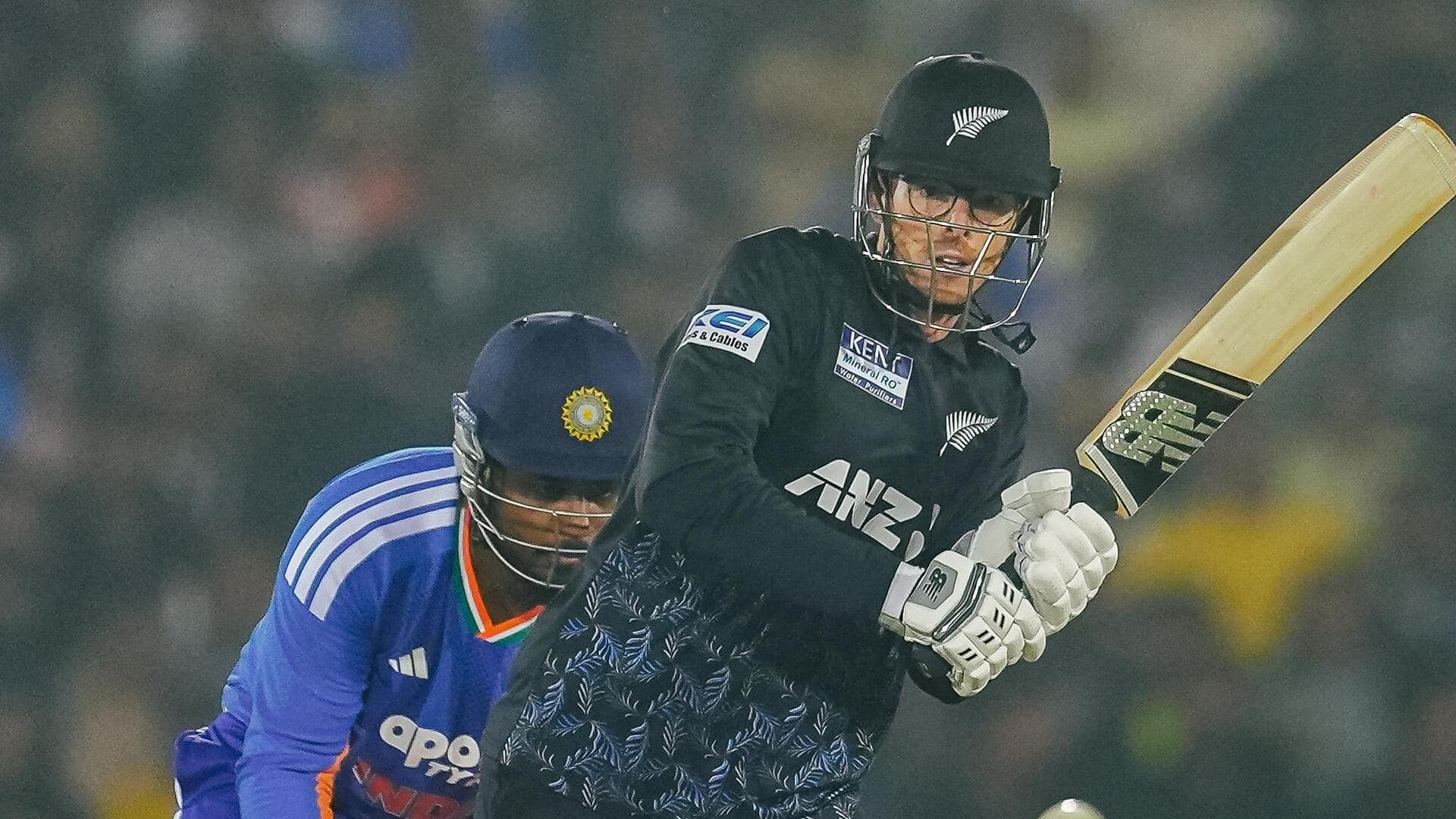 Mitchell Santner averages 90 in his last six T20I innings